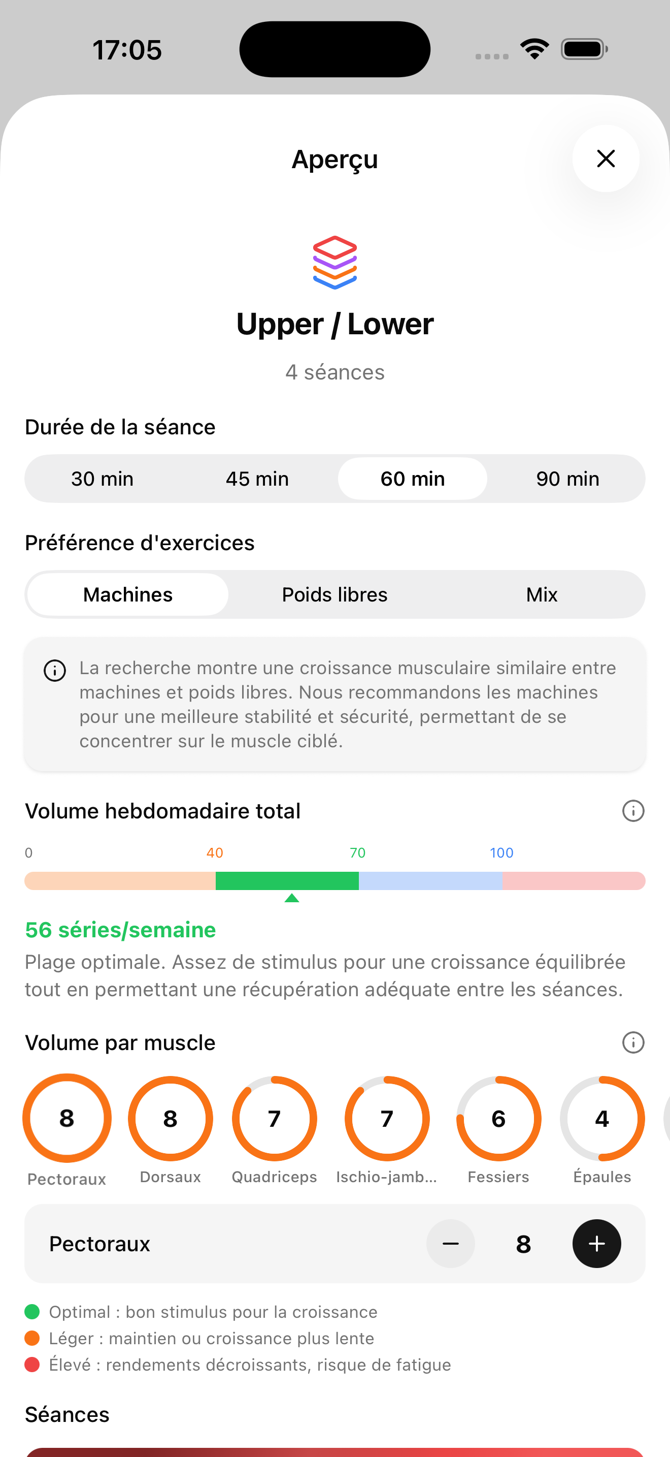 Programme généré